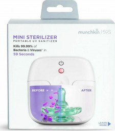 MUNCHKIN - Mini Sterilizer 59s Φορητός Αποστειρωτής Πιπίλας