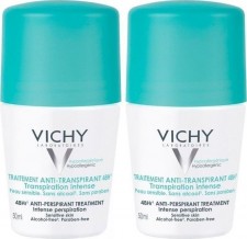 VICHY - Promo Deodorant Intensive Anti Perspirant Αποσμητικό Roll-on 48ωρης Προστασίας 2x50ml ΔΩΡΟ 1+1