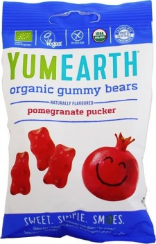 YUMEARTH - Organic Gummy Bears Βιολογικά Ζελεδάκια από Ρόδι, 50gr