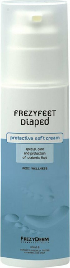 FREZYDERM - FrezyFeet Diaped Cream Κρέμα Προστασίας και Περιποίησης για το Διαβητικό Πόδι 125ml