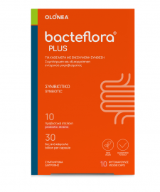 BACTEFLORA - Plus Συνδυασμός Προβιοτικών & Πρεβιοτικών 10 Κάψουλες
