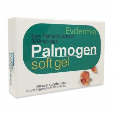 EVDERMIA -  Palmogen Soft Gel 320mg - Συμπλήρωμα Διατροφής Κατά Της Τριχόπτωσης 30 Μαλακές Κάψουλες