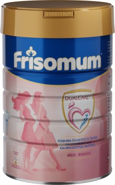 FRISOMUM - Dual Care+ Ρόφημα Γάλακτος Σε Σκόνη 400gr, Κατάλληλο Για Εγκυμονούσες Και Θηλάζουσες Μητέρες