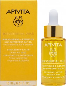 APIVITA - Beessential Day Oil Έλαιο Προσώπου Ημέρας Συμπλήρωμα Ενδυνάμωσης και Ενυδάτωσης 15ml