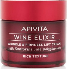 APIVITA - Wine Elixir Αντιρυτιδικη Κρεμα Για Συσφιξη & Lifting Πλουσιας Υφης 50ml