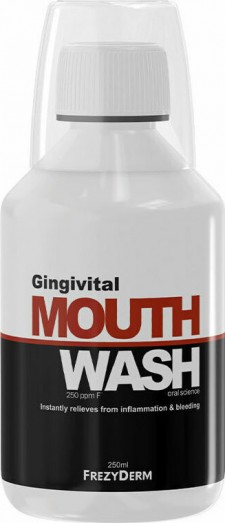 FREZYDERM - Gingivital Mouthwash Στοματικό Διάλυμα Κατά της Ουλίτιδας 250ml