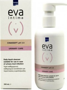 INTERMED - EVA Intima Wash Cransept PH3.5 Υγρό Καθαρισμού Ευαίσθητης Περιοχής 250ml