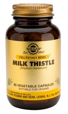 SOLGAR -  Milk Thistle Συμπλήρωμα Διατροφής Γαϊδουράγκαθου 50 Φυτικές Κάψουλες