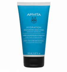 APIVITA - Μαλακτική Κρέμα Ενυδάτωσης για Όλους τους Τύπους Μαλλιών Υαλουρονικό Οξύ & Αλόη 150ml
