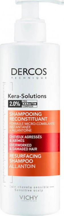 VICHY - Dercos Kera Solutions Resurfacing Shampoo Σαμπουάν Ανανέωσης Μαλλιών 250ml