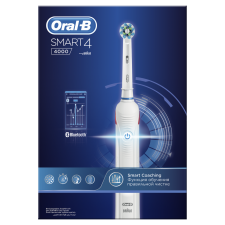 ORAL-B - Smart 4 4000 Cross Action Επαναφορτιζόμενη Ηλεκτρική Οδοντόβουρτσα 1τμχ