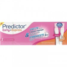 PREDICTOR - Early +& Express Τεστ Εγκυμοσύνης 6 Ημέρες Νωρίτερα 2 τμχ