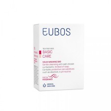 EUBOS -  Red Solid Washing Bar Στερεή Πλάκα Καθαρισμού για Πρόσωπο & Σώμα 125gr