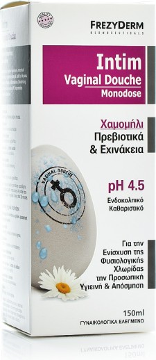 FREZYDERM - Intim Vaginal Douche pH4.5 Ενδοκολπικό Καθαριστικό με Χαμομήλι 150ml