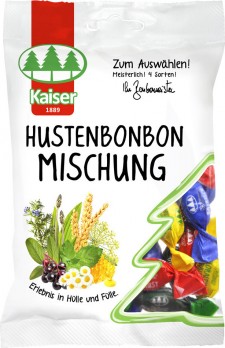 KAISER - Hustenbonbon Mischung Καραμέλες Mix για το Βήχα 4 Γεύσεων 80gr