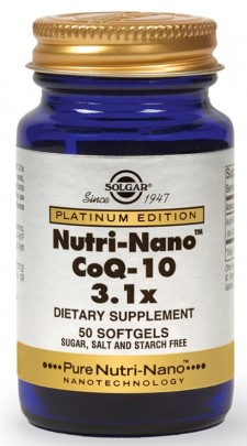 SOLGAR - Nutri-Nano CoQ-10 3.1x Συμπλήρωμα Διατροφής Nutri-Nano 50 Φυτικές Κάψουλες