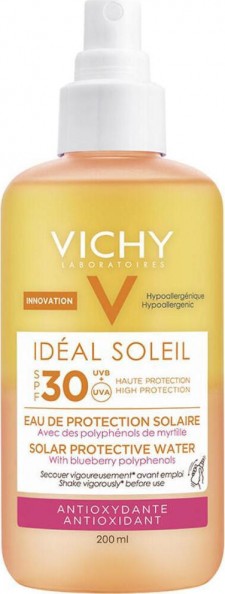 VICHY - Ideal Soleil Antioxidant Protective Solar Water SPF30 Νερό Προστασίας Από Τον Ήλιο 200ml