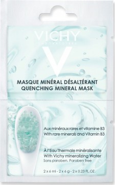 VICHY - Quenching Mineral Mask Ενυδάτωσης / Καταπράυνσης με Βιταμίνη Β3, 2x6ml