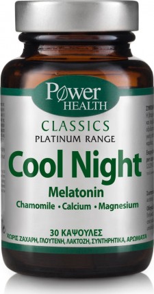 POWER HEALTH - Classics Platinum Cool Night Αντιμετώπιση Της Αϋπνίας 30 Κάψουλες