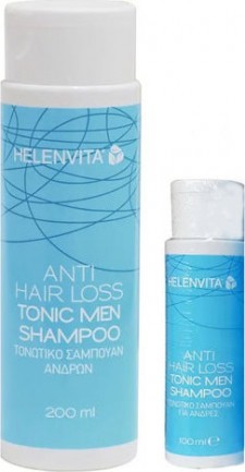 HELENVITA - Promo Anti Ηair Loss Tonic Men Shampoo Τονωτικό Σαμπουάν Για Άνδρες Κατά της Τριχόπτωσης 200ml & Δώρο Επιπλέον 100ml
