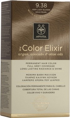 APIVITA - My Color Elixir No9.38 Ξανθό Πολύ Ανοιχτό - Μελί Περλέ 125ml