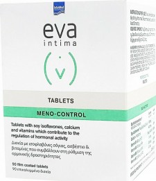 INTERMED - EVA Intima Meno Control Γυναικείο Συμπλήρωμα Διατροφής για την Ρύθμιση της Ορμονικής Δραστηριότητας 90 Δισκία