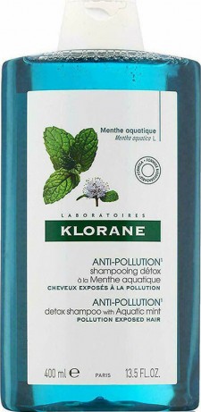KLORANE - Anti-Pollution Detox Shampoo Σαμπουάν με Υδάτινη Μέντα για Μαλλιά Εκτεθειμένα στην Ρύπανση 400ml