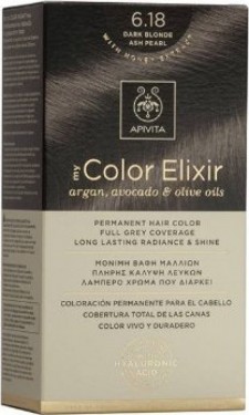 APIVITA - My Color Elixir No6.18 Ξανθό Σκούρο - Σαντρέ Περλέ 125ml