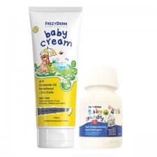 FREZYDERM - Promo Baby Cream Βρεφική Φροντίδα Αδιάβροχη Προστατευτική Κρέμα 175ml & ΔΩΡΟ Υγρό Απορρυπαντικό για Βρεφικά Ρούχα, 50ml