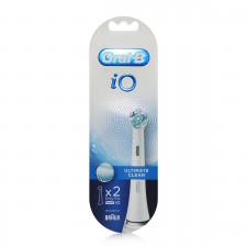 ORAL-B - iO Ultimate Clean Ανταλλακτικές Κεφαλές Λευκές Ηλεκτρικής Οδοντόβουρτσας 2τεμάχια
