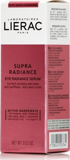 LIERAC - Supra Radiance Serum Eclat Regard, Ορός Λάμψης Ματιών 15ml