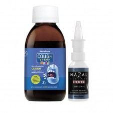 FREZYDERM - Promo Πακέτο Προσφοράς Cough Syrup Kids 182g & Nazal Cleaner Baby Isotonic 30ml