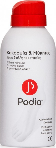PODIA - Athetes Foot Deospray Κακοσμία & Μύκητες Spray 150ml