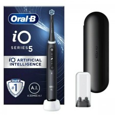 ORAL-B - IO Series 5 Ηλεκτρική Οδοντόβουρτσα με Αισθητήρα Πίεσης και Θήκη Ταξιδίου Black