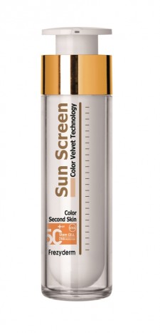FREZYDERM - Sun Screen Color Velvet Face Cream SPF50+ Αντηλιακή Κρέμα Προσώπου Με Χρώμα 50ml