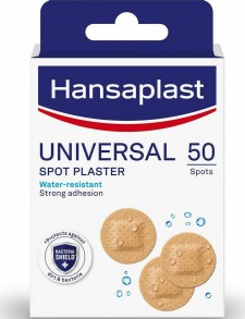 HANSAPLAST - Universal Spot Plaster Επιθέματα για την Κάλυψη & Προστασία Μικρών Πληγών 50τμχ