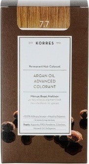 KORRES - Argan Oil Advanced Colorant Βαφή Μαλλιών 7.7 Μόκα 50ml