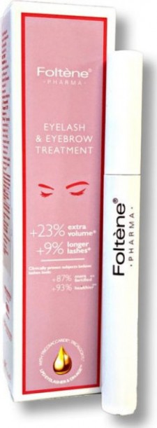 FOLTENE PHARMA - Eyelash Eyebrow Treatment Αγωγή Ενδυνάμωσης για Βλεφαρίδες και Φρύδια με Προστασία από το Blue Light και τα Πρόωρα Σημάδια Γήρανσης 6.5ml