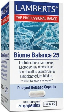LAMBERTS - Biome Balance 25 Συμπλήρωμα Διατροφής για την Υποστήριξη του Πεπτικού Συστήματος 30Caps