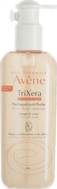 AVENE - Trixera Nutrition Nettoyant Nutri-Fluide Cleanser, Λεπτόρευστο Καθαριστικό Πρόσωπο/Σώμα Ξηρό Δέρμα 500ml