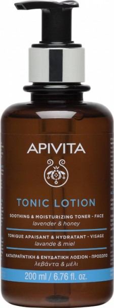 APIVITA - Tonic Soothing And Moisturizing Toner Ενυδατική Lotion Προσώπου Λεβάντα - Μέλι 200ml