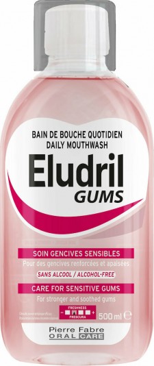 ELGYDIUM - Eludril Gums Στοματικό Διάλυμα για Καταπράυνση των Ευαίσθητων Ούλων, 500ml