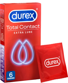 DUREX - Total Contact Προφυλακτικά Πολύ Λεπτά Total 6τμχ