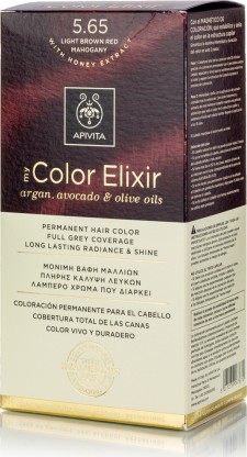 APIVITA - My Color Elixir  No5.65 Καστανό Ανοιχτό Κόκκινο Μαόνι 125ml