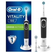 ORAL-B - Vitality 150 Cross Action Black Επαναφορτιζόμενη Ηλεκτρική Οδοντόβουρτσα 1τμχ