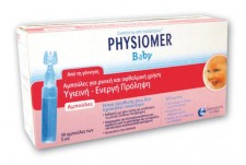 PHYSIOMER -  Baby Unidoses Αμπούλες  Φυσιολογικού Ορού 30x5ml