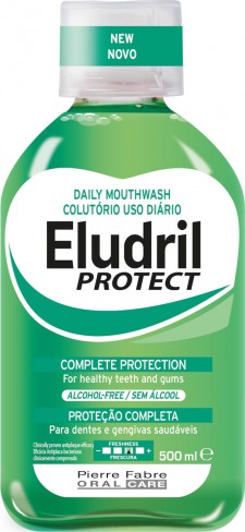 ELGYDIUM - Eludril Protect Mouthwash Στοματικό Διάλυμα για Ολοκληρωμένη Προστασία 500ml