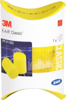 3M -  Ωτοασπίδες Αφρώδεις Κίτρινες σε Pillow Pack 1 Ζευγάρι