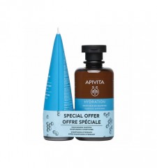 APIVITA - Promo Hydration Σαμπουάν 250ml & Conditioner 150ml με Υαλουρονικό Οξύ & Αλόη