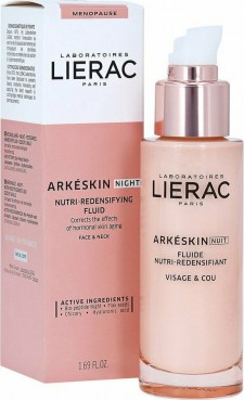 LIERAC - Arkeskin Night Nutri-Redensifying Fluid Λεπτόρρευστη Κρέμα Νύχτας Εμμηνόπαυση & Ορμονική Γήρανση του Δέρματος, 50ml